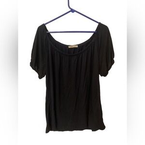Old Navy Black Peasant Top XL